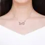 Sterling Silver I Love You to The Moon and Back Infinity Necklaces for Women Teen Girls ,Birthday Mothers Day Jewelry Gifts for Her