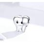 LAMOONY Smile Tooth Charm 925 Sterling Silver Health Charm Anniversary Charm Love Charm Birthday Charm for Pandora Charm Bracelet