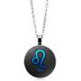 JczR.Y Twelve Constellation Luminous Necklace Pendant Vintage Glowing Time Gemstone Sweater Chain Zodiac Necklace for Women Girls Fashion Jewelry