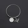 FOTAP Archery Gifts I Dont Wear Bows I Shoot Them Bracelet Hunting Gifts Bow and Arrow Charm Gift