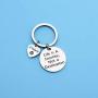 BEKECH Sober Gift Sobriety Anniversary Keychain Life is A Journey Not A Destination 1 Month 6 Months 1 Year 2 Years 3 Year AA Yearly Recovery Jewelry Gift for Women Men