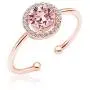 SolidSilver - Sterling Silver Adjustable Rings Sizes 7-9 Made with a Round Solitaire Swarovski Crystal | Sterling Silver, Yellow or Rose Gold Dipped SolidSilver - Sterling Silver Adjustable Rings Sizes 7-9 Made with a Round Solitaire Swarovski Crystal | Sterling Silver, Yellow or Rose Gold Dipped