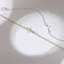 CHESKY 14K Gold/Silver Plated Sideways Cross Link Chain Bracelet Tiny Faith Chain Bracelet Handmade Adjustable Charm Bracelet for Women Jewelry CHESKY 14K Gold/Silver Plated Sideways Cross Link Chain Bracelet Tiny Faith Chain Bracelet Handmade Adjustable Charm Bracelet for Women Jewelry
