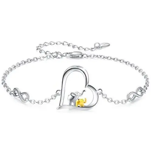 Elephant Necklace Elephant Bracelet Jewelry 925 Sterling Silver Elephant Gifts Lucky Jewelry for Elephant Lovers Elephant Necklace Elephant Bracelet Jewelry 925 Sterling Silver Elephant Gifts Lucky Jewelry for Elephant Lovers