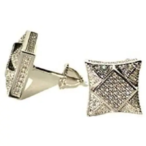 Mens Ladies 14K White Gold Over Silver Lab Diamond Earrings Screw Back Studs Iced Out aretes para hombre - Mens Earrings, Screw Back, Mens Jewelry, Hip hop Earring Mens Ladies 14K White Gold Over Silver Lab Diamond Earrings Screw Back Studs Iced Out aretes para hombre - Mens Earrings, Screw Back, Mens Jewelry, Hip hop Earring