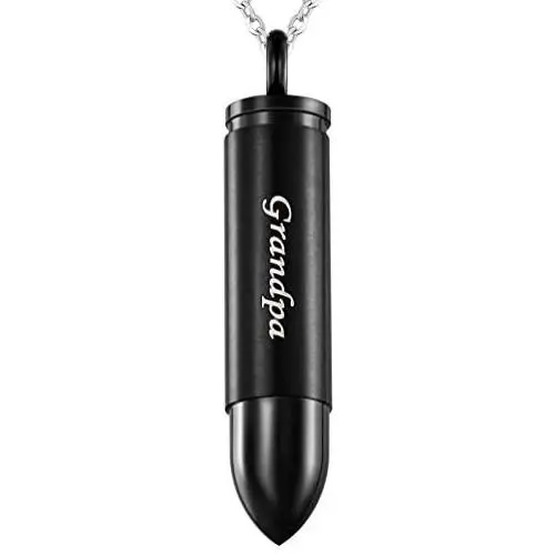 Cat Eye Jewels Black Cross Bullet Urn Necklaces Pendant for Ashes Cremation Jewelry Keepsake Memorial Cat Eye Jewels Black Cross Bullet Urn Necklaces Pendant for Ashes Cremation Jewelry Keepsake Memorial