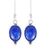 Lapis Earrings 925 Silver Overlay handmade Dangle Earrings Lapis Earrings 925 Silver Overlay handmade Dangle Earrings