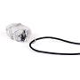 Raw Moonstone Crystal Pendant Necklace –For New Beginnings Happiness Good Luck Hope Abundance Fertility - Authentic Wrapped Stone on Adjustable Length Cord Real Gemstone Chakra Zodiac Healing Charm
