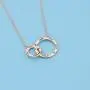 WUSUANED Aunt and Niece Necklace for Birthday Linked Circles Necklace Gift for Aunt Niece Bridesmaid Best Aunt Ever Jewelry WUSUANED Aunt and Niece Necklace for Birthday Linked Circles Necklace Gift for Aunt Niece Bridesmaid Best Aunt Ever Jewelry