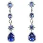 Faship Gorgeous Rhinestone Crystal Dangling Floral Earrings Faship Gorgeous Rhinestone Crystal Dangling Floral Earrings