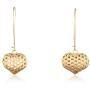 NIEVOS JEWELRY 24k Gold Plated Earring Classic Elegant Basic Chic For Her Handmade Designer
