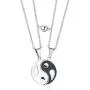 MEALGUET Various Stainless Steel Taoism Symbol Talisman Amulet Yin and Yang Pendant Necklace for Men with Free Chain