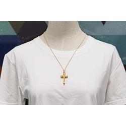 Natural Olive Wood Cross Pendant Necklace for Men Women Children Kids Boy Girl Gift Wooden Car Rearview Mirror Pendant