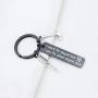 UJIMS Carpenter Gift Funny Woodworking Keychain Carpenter Builder Jewelry Hammer Charm Jewelry for Handyman Woodworker Dad Boyfriend Gift