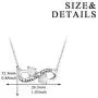 YFN I Love You Forever Sterling Silver Pendant Necklace Birthday Gift Jewelry 18Inch YFN I Love You Forever Sterling Silver Pendant Necklace Birthday Gift Jewelry 18Inch