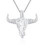 LGSY Bull Cage Pendants for Pearl Jewelry Making Sterling Silver, Design Pearl Cage Pendants for Adorable Gift