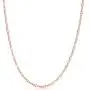Kooljewelry 14k Rose Gold Figaro Link Chain Necklace (14, 16, 18, 20, 22, 24, 26, 30 or 36 inch) Kooljewelry 14k Rose Gold Figaro Link Chain Necklace (14, 16, 18, 20, 22, 24, 26, 30 or 36 inch)