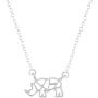 Qiandi Rhinoceros Animal Rhino Necklaces Pendants Birthday Jewelry Gift for Girls Women