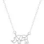 Qiandi Rhinoceros Animal Rhino Necklaces Pendants Birthday Jewelry Gift for Girls Women