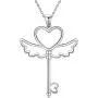 Besilver Triple Heart Necklace for Women Girls Antler/Butterfly/Crystal Iced Out Love Heart Jewelry Gifts for Christmas Day/Valentine Day/Birthday