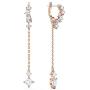 SWAROVSKI Womens Attract Jewelry Collection, Rhodium Finish, Clear Crystals