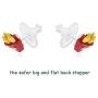 Minihope 30 pairs little girls earrings hypoallergenic,Cute Multiple Animal Donut Stud Earrings for Kids,Made with Polymer Clay,Best gifts for girls.
