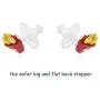 Minihope 30 pairs little girls earrings hypoallergenic,Cute Multiple Animal Donut Stud Earrings for Kids,Made with Polymer Clay,Best gifts for girls.