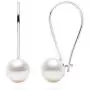 Pearl Drop Dangle Earrings for Women Sterling Silver White Real Freshwater Cultured Pearl Earrings COMOTO Jewelry