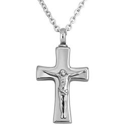 Cool Jewelry Cross Cemation Memorial Urn Pendant for Ashes Keepsake Jewelry
