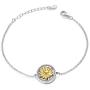 POPKIMI Sterling Silver Suflower/Rose Flower/Dog Paw Urn Cremation Bracelet Pet Ashes for Women Keepsake Jewelry