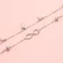 Flyow Anklet for Women S925 Sterling Silver Adjustable Foot Beaded Heart Charm Ankle Bracelet Anklets Jewelry Flyow Anklet for Women S925 Sterling Silver Adjustable Foot Beaded Heart Charm Ankle Bracelet Anklets Jewelry