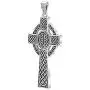 US Jewels New 925 Sterling Silver Irish Celtic Knot Cross Religious Pendant, 43mm US Jewels New 925 Sterling Silver Irish Celtic Knot Cross Religious Pendant, 43mm
