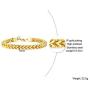 TempBeau Chunky Sturdy Mens Franco/ Foxtail Chain Bracelet Stainless Steel Gold Plated/Silver/Black 6/8/12mm Width Double Layered Interlocked Cuban Chain Wristband with Magnet Clasp -Send Gift Box