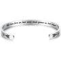 Jewenova Inspirational Cuff Bracelets for Women Men Motivational Mantra Bangle Friendship Bracelets Personalized Birthday Jewelry Gift with Box