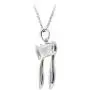 GemStar USA Sterling Silver high Polished Chai Life Necklace GemStar USA Sterling Silver high Polished Chai Life Necklace