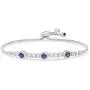 INSPIRED BY YOU. Sterling Silver Laboratory Created Opal and Cubic Zirconia Adjustable Tennis Style Bridal Bracelet for Women INSPIRED BY YOU. Sterling Silver Laboratory Created Opal and Cubic Zirconia Adjustable Tennis Style Bridal Bracelet for Women