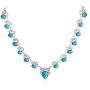 Relbcy Boho Turquoise Necklaces Summer Beach Necklace Chain Fashion Jewelry Accessories for Women and Girls