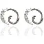 ORDOR 14K black -plated-brass Circle stud Earrings For Women 0.79'' x 0.79''/Silver post/Nickel free/brass, Cubic Zirconia(white color)… ORDOR 14K black -plated-brass Circle stud Earrings For Women 0.79'' x 0.79''/Silver post/Nickel free/brass, Cubic Zirconia(white color)…
