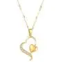 14k Yellow Gold Diamond Heart Pendant Necklace for Women, Fine Anniversary Jewelry for Wife/Girlfriend, Love Gifts for Her (0.1ct), 16+1+1 Inch 14k Yellow Gold Diamond Heart Pendant Necklace for Women, Fine Anniversary Jewelry for Wife/Girlfriend, Love Gifts for Her (0.1ct), 16+1+1 Inch