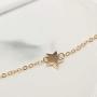 YienDoo Dainty Moon Star Pendant Necklace Chain Fashion Charm Boho Necklace Jewelry for Women and Girls (Gold)