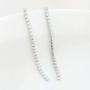 SELOVO Statement Dangle Chain Line Earrings Clear Cubic Zirconia Bridal Jewelry