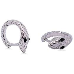Snake Earrings for Women Hoop Cartilage Huggie Earring Stainless Steel Small Tiny Cuff Tragus 18g Sleeper Piercing Jewelry