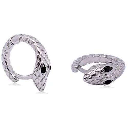 Snake Earrings for Women Hoop Cartilage Huggie Earring Stainless Steel Small Tiny Cuff Tragus 18g Sleeper Piercing Jewelry