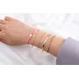 Mootysz 20Pcs 14K Gold Layered Bracelets for Women Set,Beaded Bracelets for Girls Multiple Adjustable Stackable Wrap Jewelry Gift