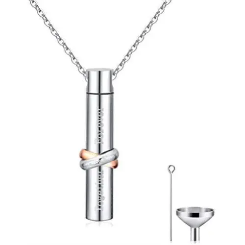 Cat Eye Jewels Pendant Urn Necklace for Humen Ashes Stainless Keepsake Memorial Ash Holder Cat Eye Jewels Pendant Urn Necklace for Humen Ashes Stainless Keepsake Memorial Ash Holder