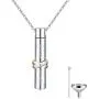 Cat Eye Jewels Pendant Urn Necklace for Humen Ashes Stainless Keepsake Memorial Ash Holder Cat Eye Jewels Pendant Urn Necklace for Humen Ashes Stainless Keepsake Memorial Ash Holder