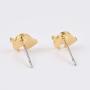 hanreshe Animal Crossing Stud Earrings Punk Jewelry Vintage Copper Earring Cute Gold Rose Gold Small Stud Earrings Girl Boy Gift