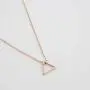 HONEYCAT Outline Triangle Necklace in Gold, Rose Gold or Silver | Minimalist, Delicate Jewelry HONEYCAT Outline Triangle Necklace in Gold, Rose Gold or Silver | Minimalist, Delicate Jewelry
