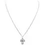 Rosemarie Collections Small Religious Four Way Cross Pendant Necklace 18'' Rosemarie Collections Small Religious Four Way Cross Pendant Necklace 18''