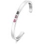 CENWA BiSexual Jewelry Bi Pride Heart Cuff Bracelet Bi Pride Jewelry Bisexual Gift Queer Pride Gifts